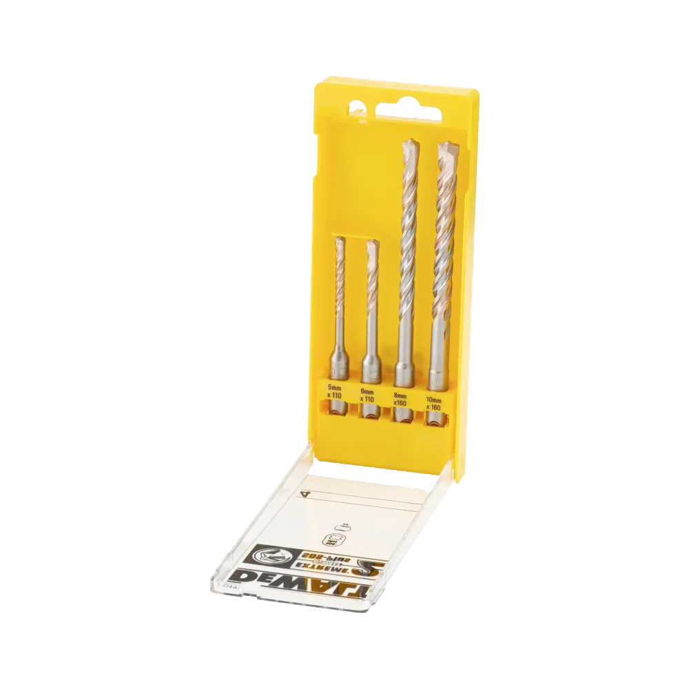 Набор буров SDS-plus 4шт 5-10мм DeWALT Extreme DT9700-QZ