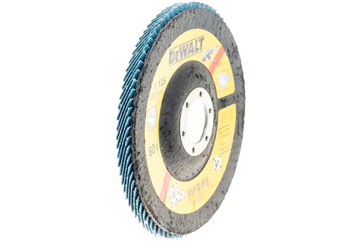 Круг лепестковый EXTR 125x22.2 мм 60G,тип29 DT3266 DeWALT
