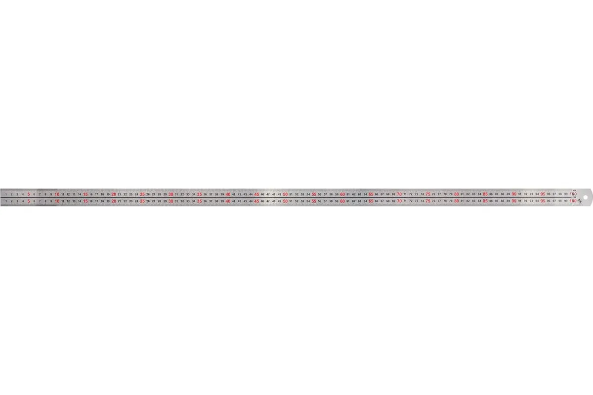 Линейка металлическая 1000мм ЭНКОР (10853/10803) 1/10/60