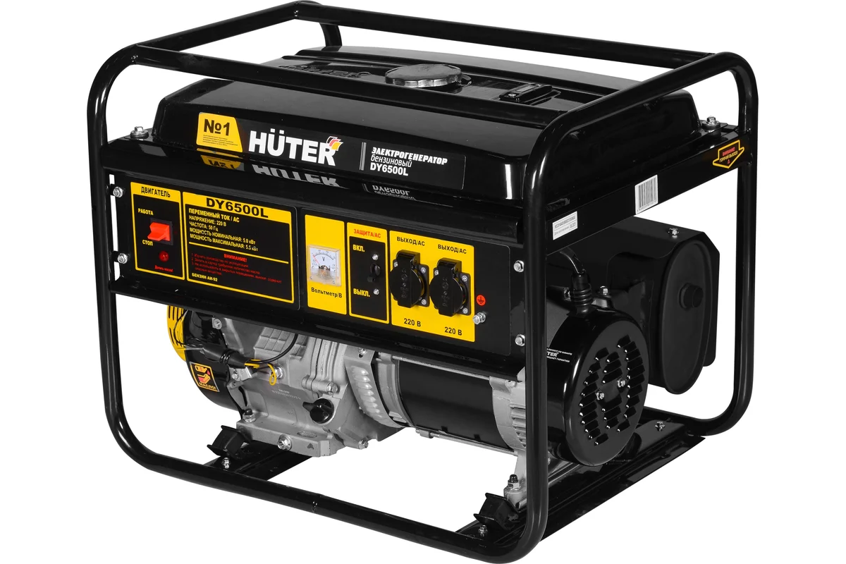 Генератор бензиновый DY6500L HUTER 64/1/6