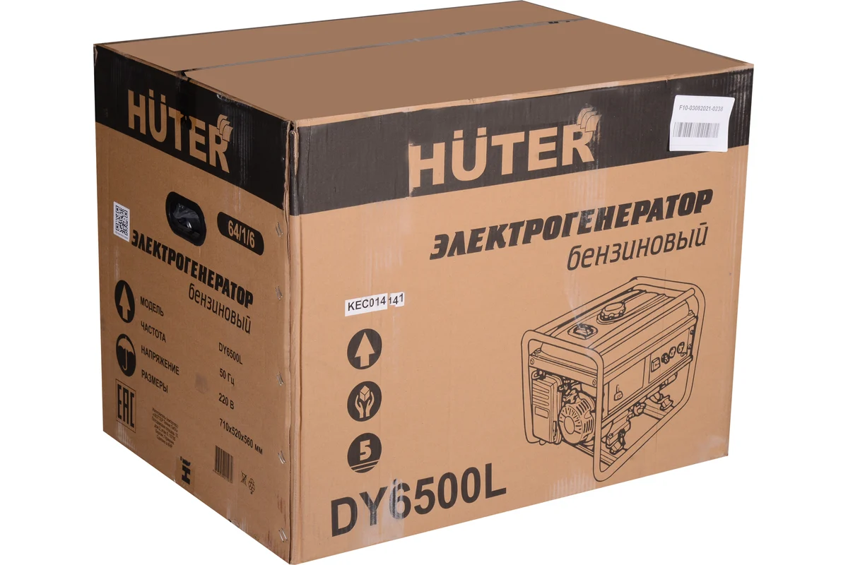 Генератор бензиновый DY6500L HUTER 64/1/6