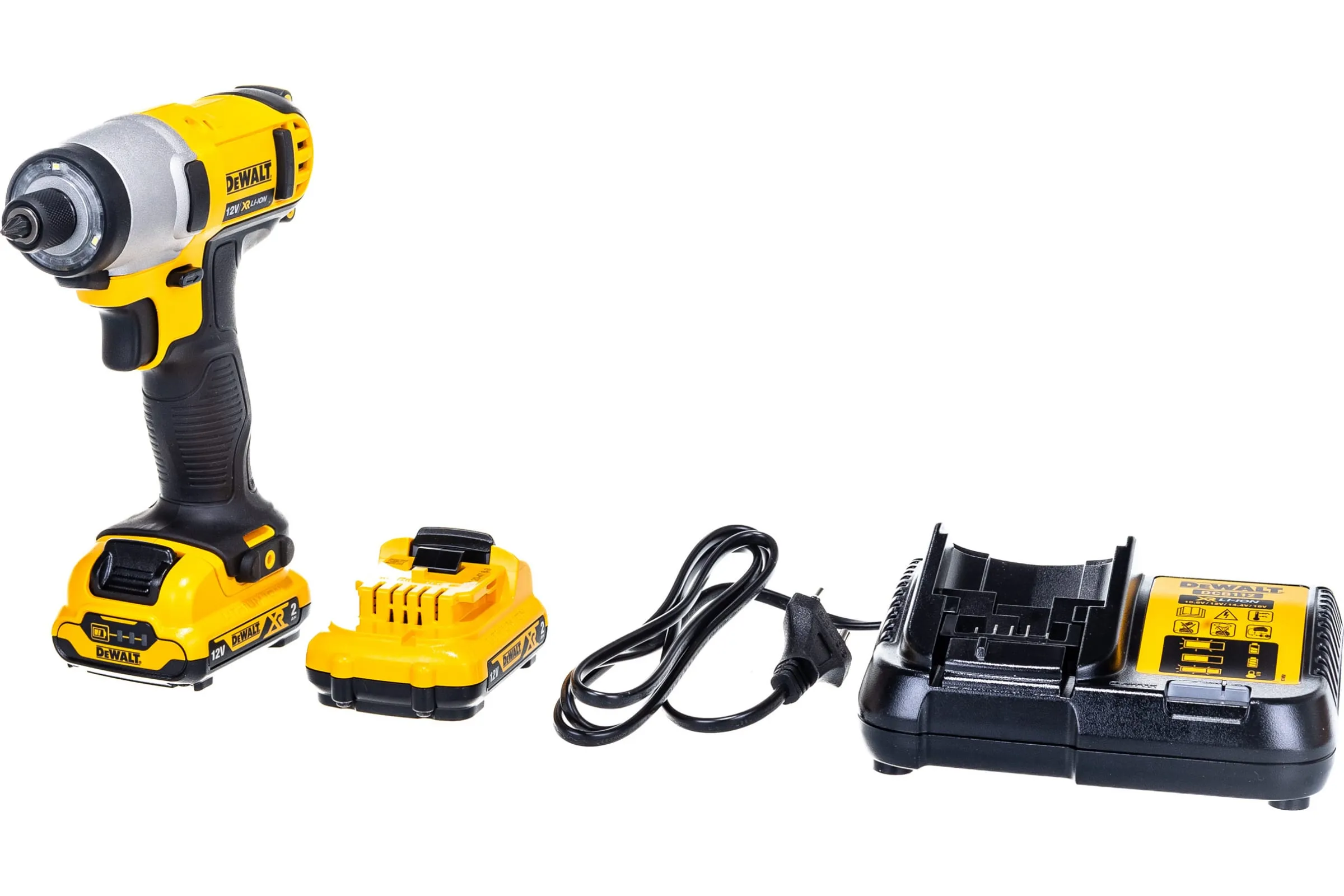 Акк. дрель шуруповерт 10.8В DCF815D2 DeWALT DCF815D2-QW