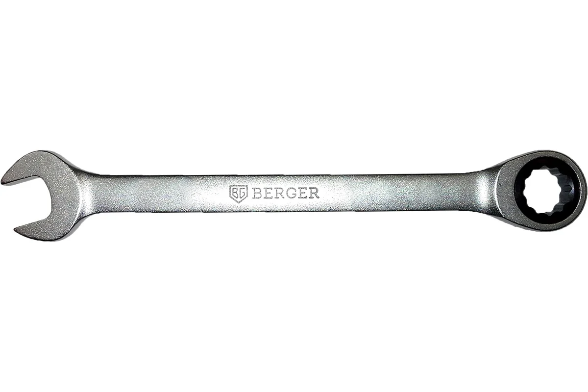 Ключ комбинированный трещоточный 22 мм BERGER
