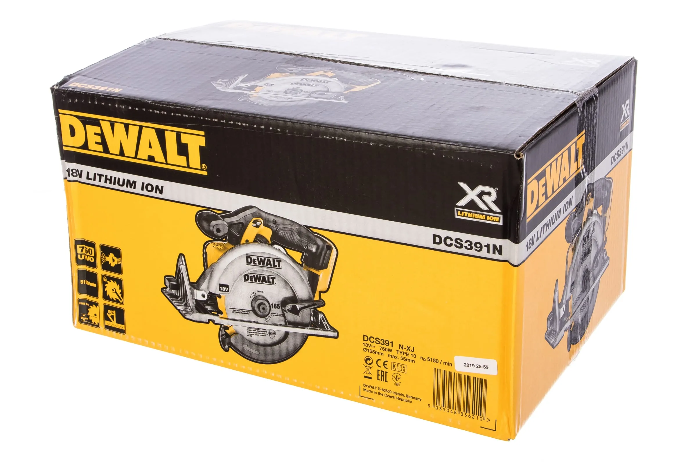 Пила дисковая акк. 18В DCS391N DeWALT DCS391N-XJ