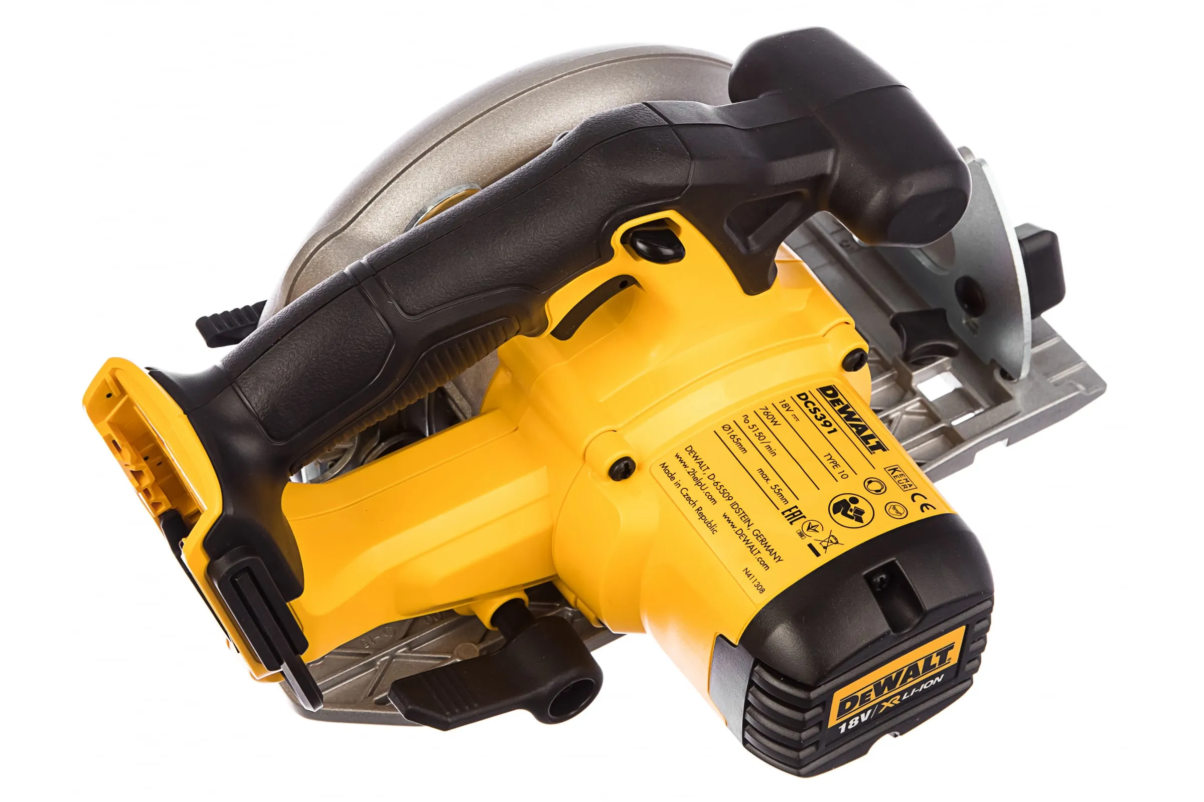 Пила дисковая акк. 18В DCS391N DeWALT DCS391N-XJ