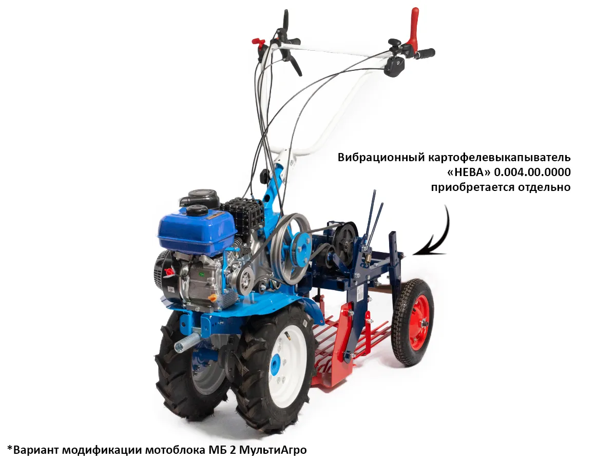 Мотоблок бензиновый МБ2 МультиАГРО-ZS (GB225) НЕВА МБ2 МультиАГРО-ZS