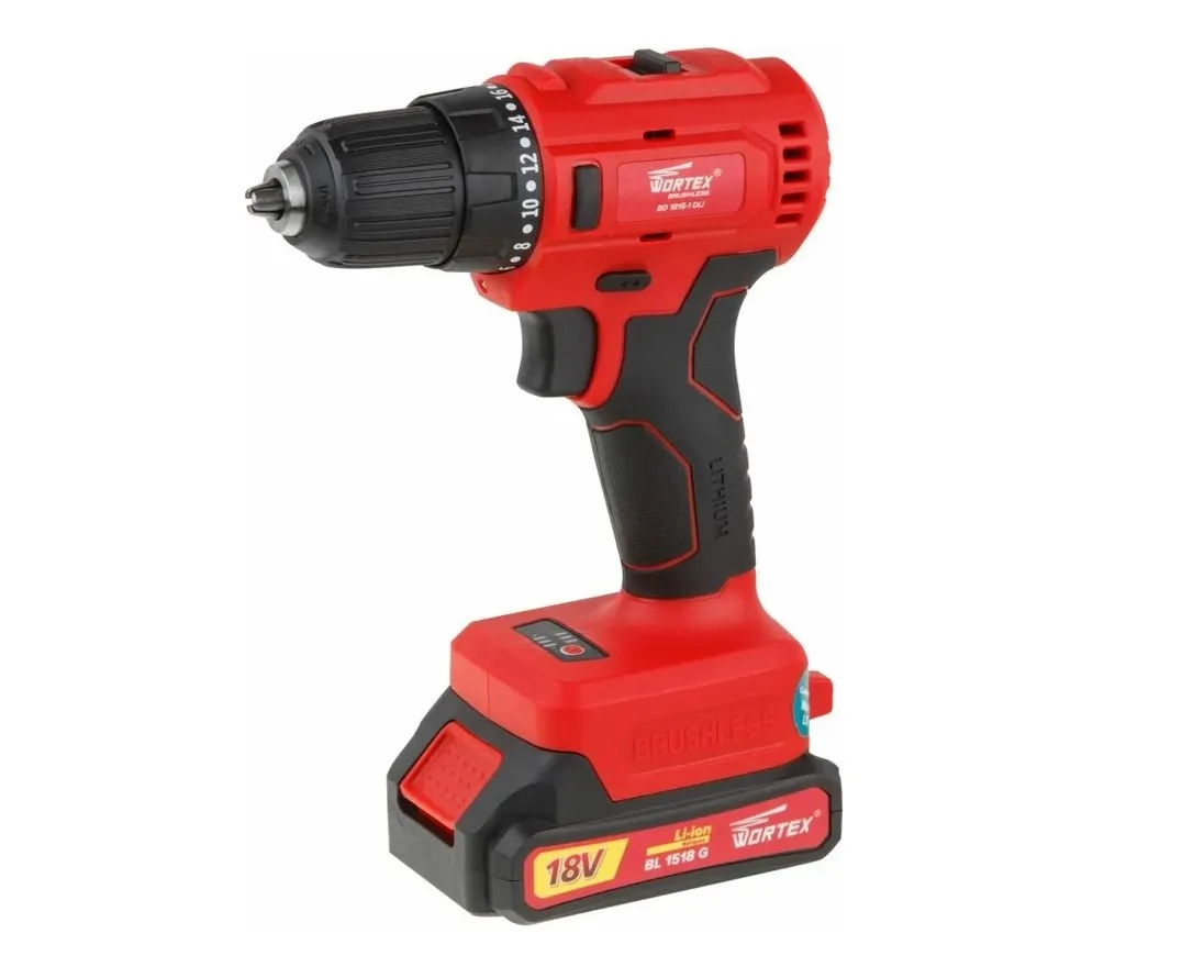 Акк. дрель шуруповерт 18В BD 1815-1 DLi ALL1 XLT WORTEX BD18151DLi0029
