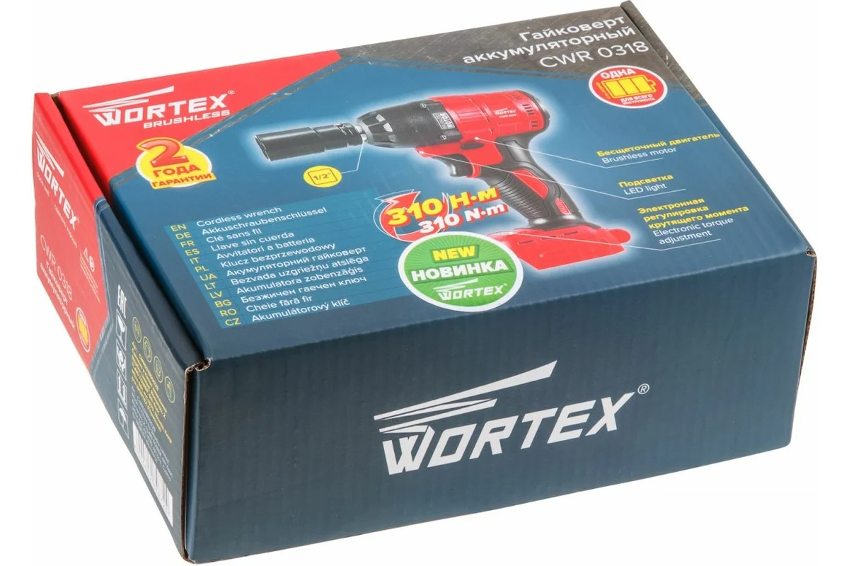 Гайковерт акк. 18В CWR 0318 в кор. ALL1 SOLO WORTEX CWR031800029