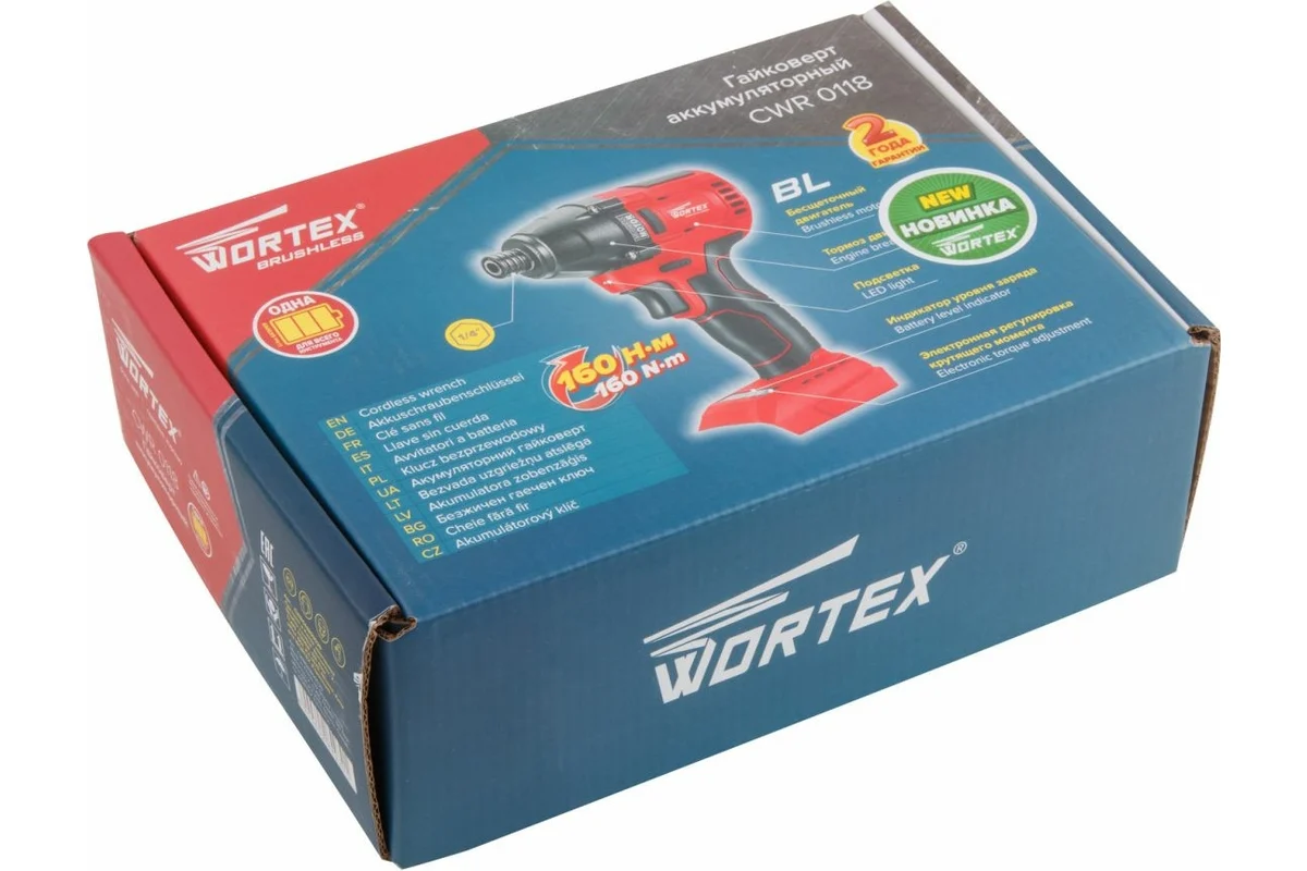 Гайковерт акк. 18В CWR 0118 в кор. ALL1 XLT SOLO WORTEX CWR011800029