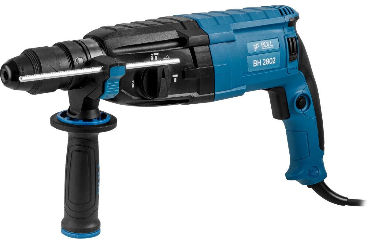 Перфоратор SDS-plus BH 2802 в чем. + 2 зубила, 3 сверла, БЗП BULL 0329082