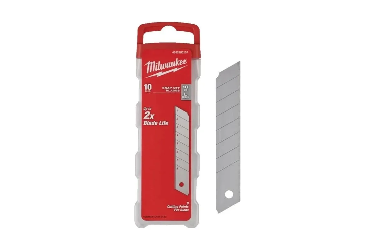 Лезвия сменные сегментированные (10шт; 18мм) Milwaukee 4932480107