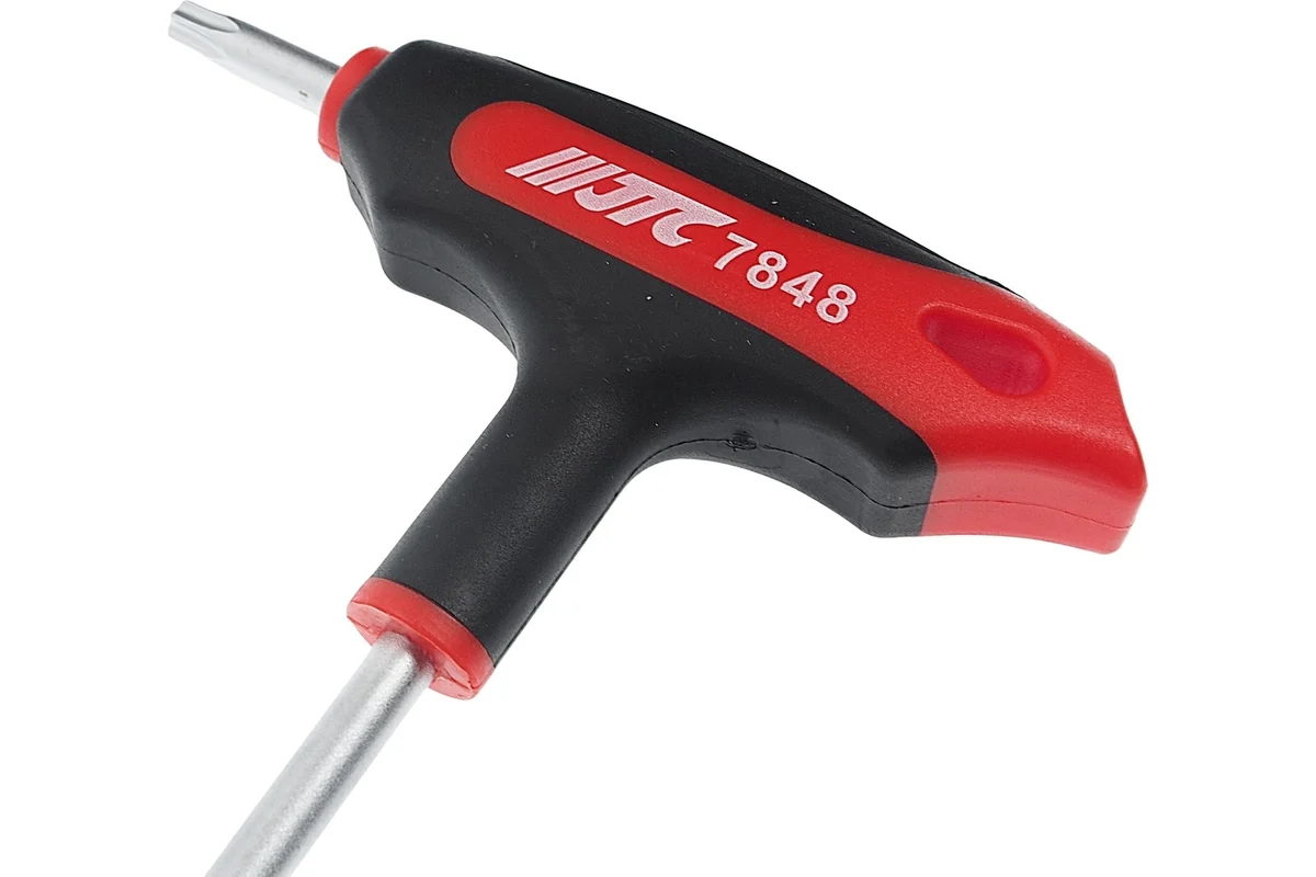Ключ TORX с отверстием и Т-образной рукояткой T30H JTC-784830