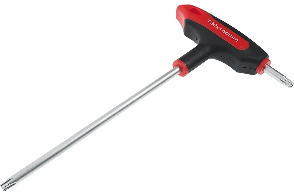 Ключ TORX с отверстием и Т-образной рукояткой T30H JTC-784830