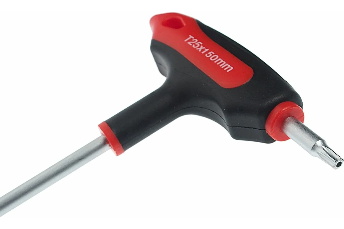 Ключ TORX с отверстием и Т-образной рукояткой T25H JTC-784825