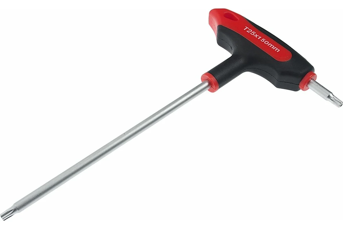 Ключ TORX с отверстием и Т-образной рукояткой T25H JTC-784825