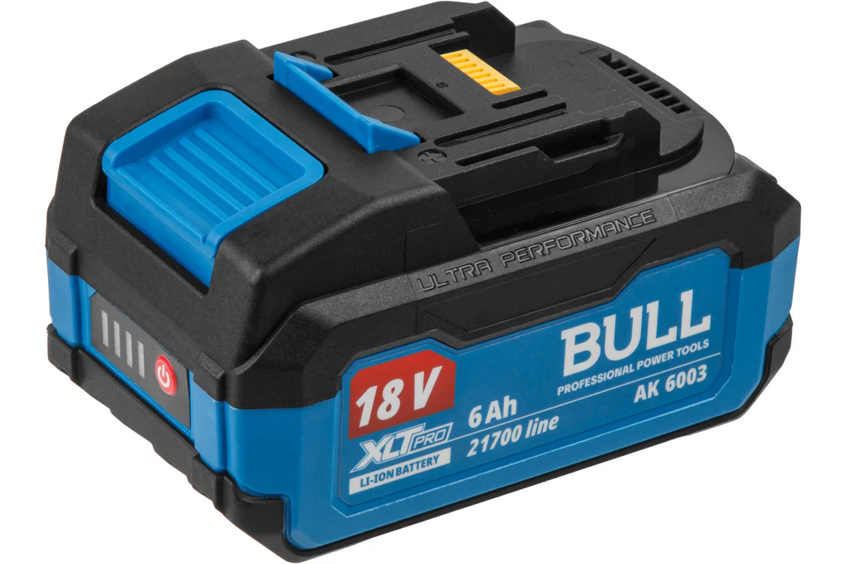Аккумулятор 18В Li-Ion 6Ач AK 6003 BULL 2329300