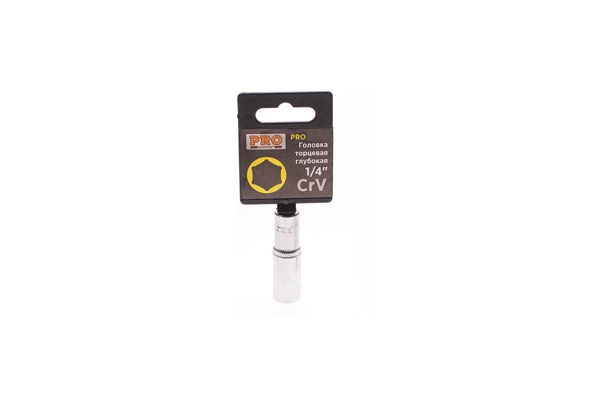 Головка 1/4" 13мм 6гр. глубокая PRO STARTUL PRO-54113