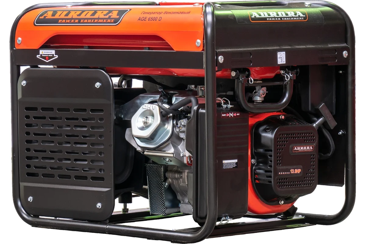 Генератор бензиновый AGE 6500 D AURORA 6773