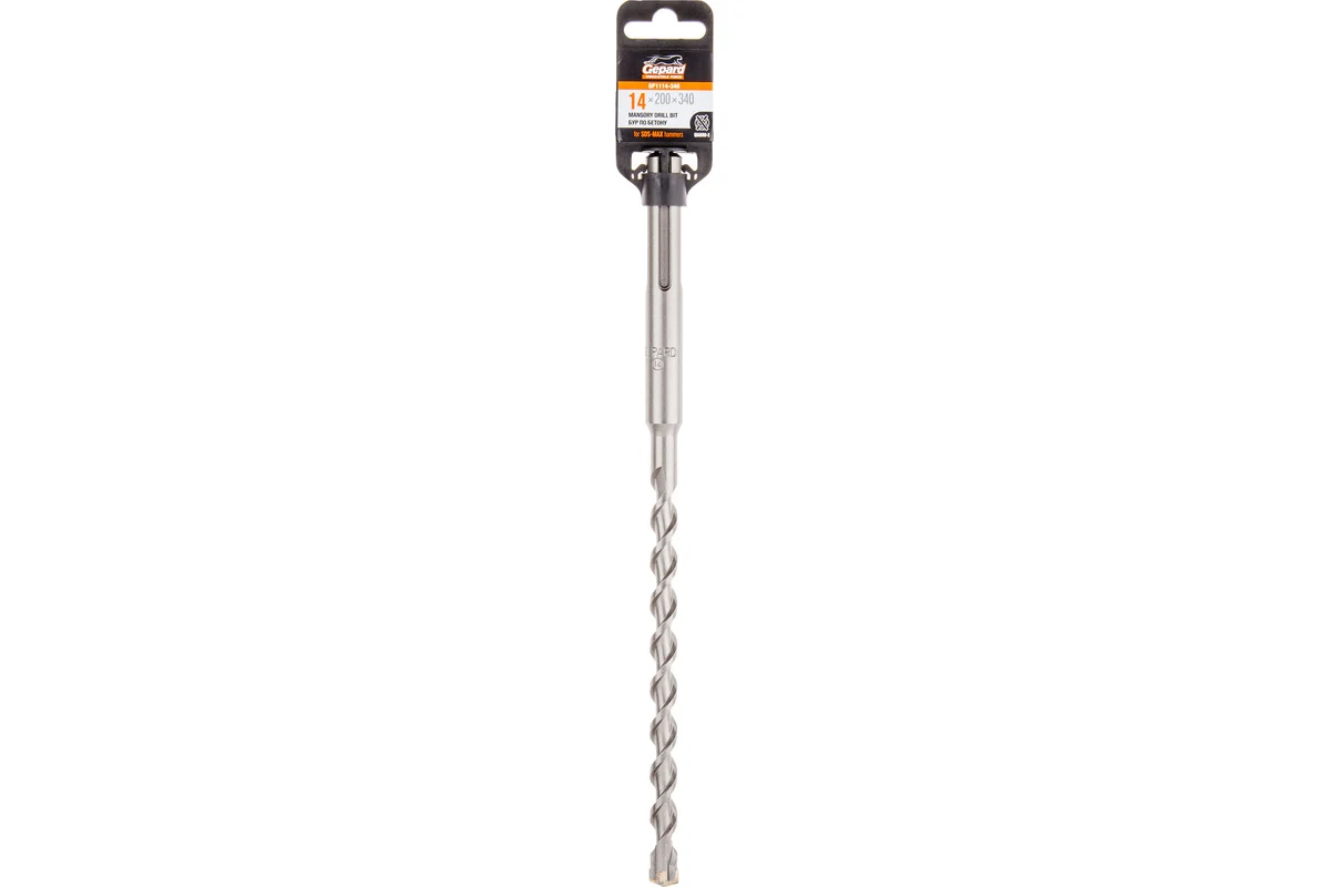 Бур SDS-max 14х200х340мм Gepard QUADRO-X GP1114-340