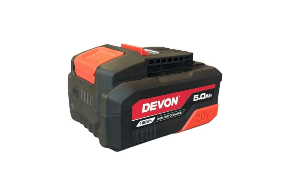 Аккумулятор 20В Li-Ion 5Ач 5168-Li-20-50 DEVON 5168-Li-20-50