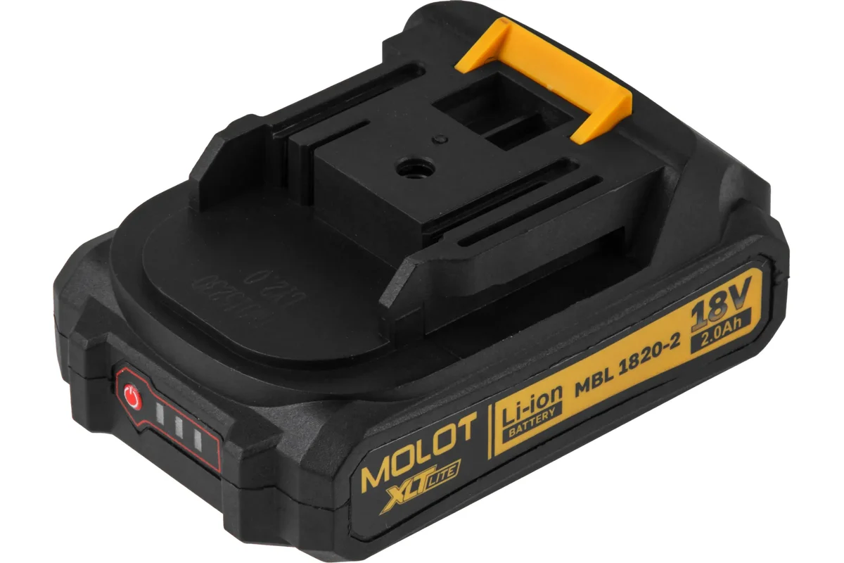 Аккумулятор 18В Li-ion 2Ач MBL 1820-2 XLT Lite MOLOT 2329012