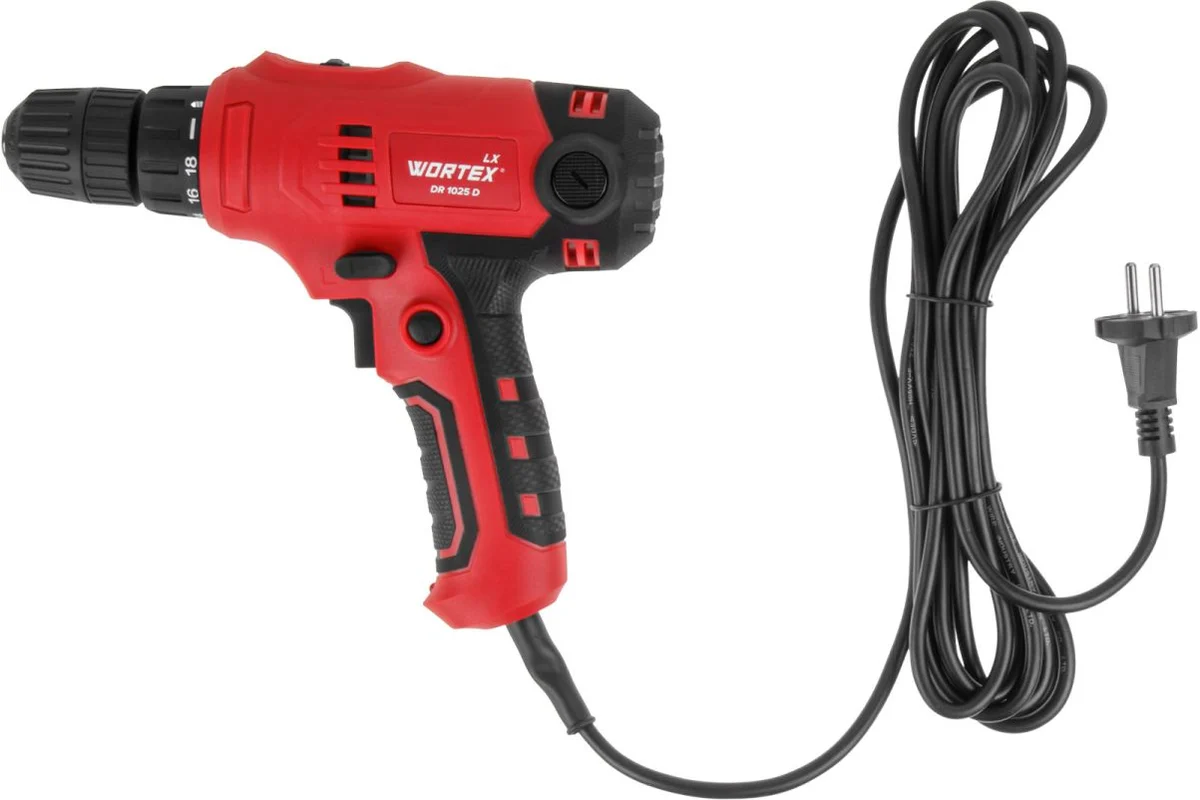 Шуруповерт сетевой LX DR 1025 D в кор. WORTEX 1335878