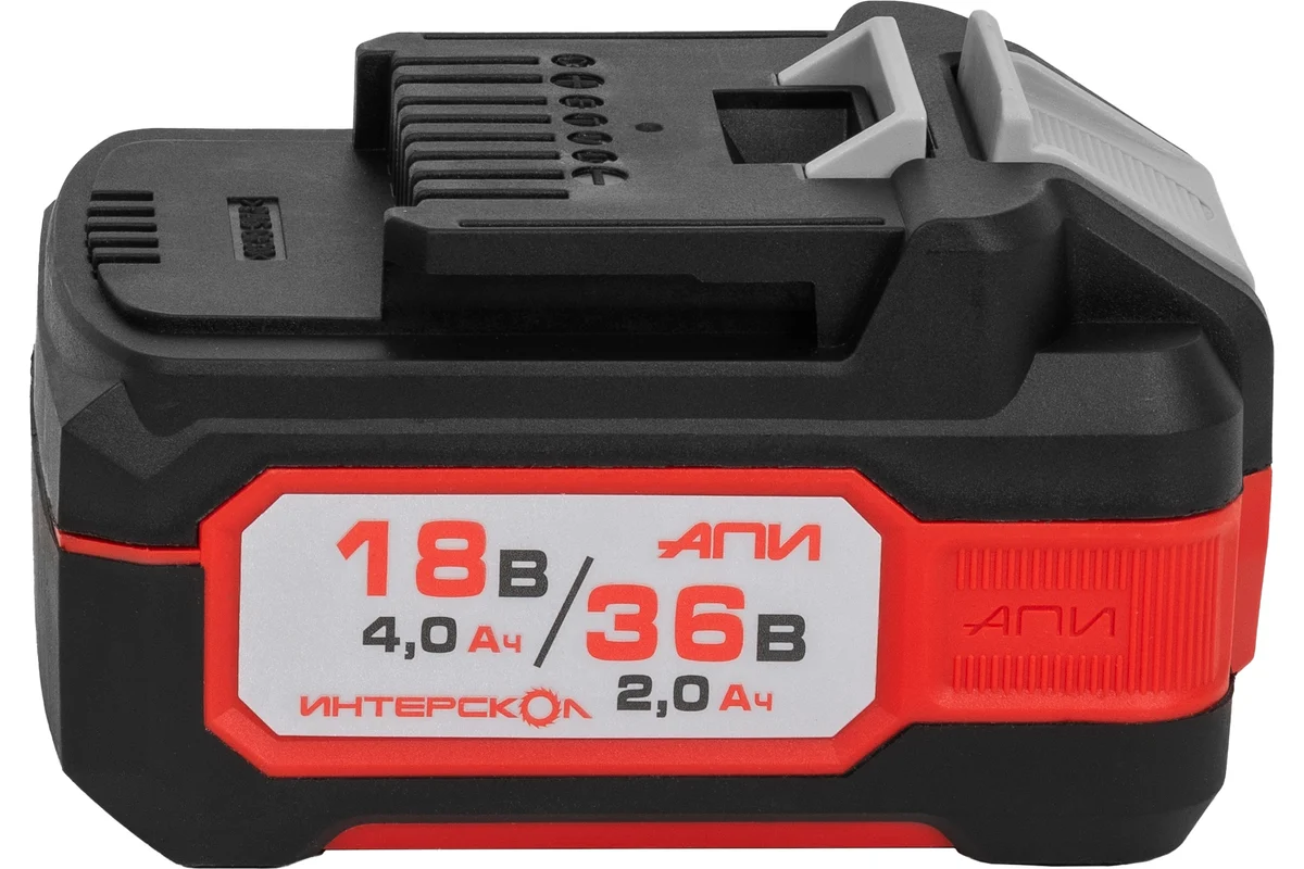 Аккумулятор 18/36В Li-ion 2Ач АПИ-4(2)/18(36)И ИНТЕРСКОЛ 2400.204
