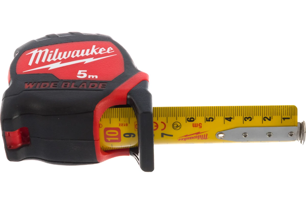 Рулетка PREMIUM широкая WIDE BLADE 5м/33мм Milwaukee 4932471815