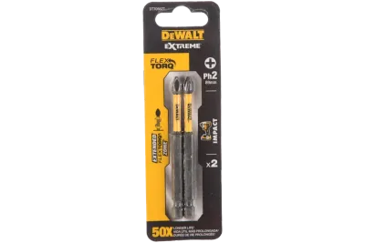 Бита ударная IMPACT Torsion Ph2,85мм,2шт DeWALT