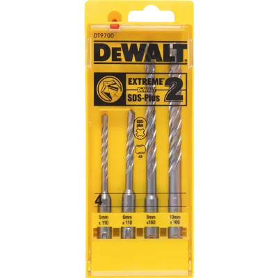 Набор буров SDS-plus 4шт 5-10мм DeWALT Extreme DT9700-QZ