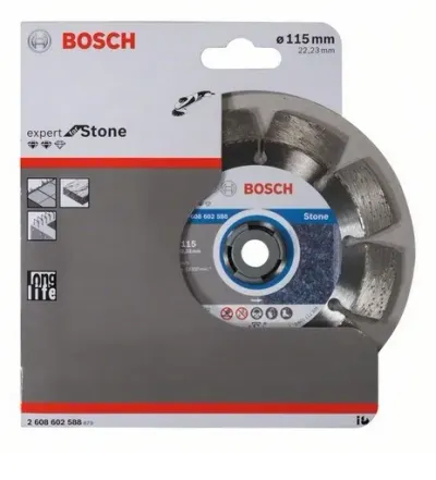 Диск алмазный 115х22,2х2,2 по камню  Expert  BOSCH