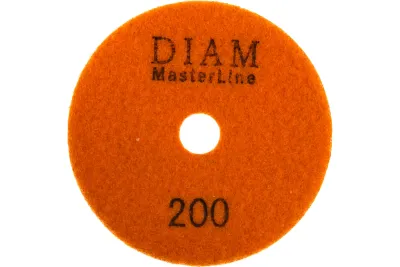 Круг алмазный гибкий шлифовальный 100*2,0 №200 Master Line (сухая) DIAM