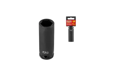 Головка ударная глубокая 6 граней PRO 19 мм, 1/2"DR STARTUL PRO-30119