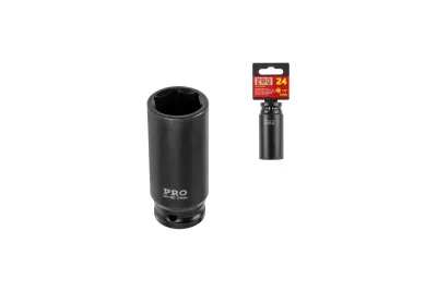 Головка ударная глубокая 6 граней PRO 24 мм, 1/2"DR STARTUL PRO-30124