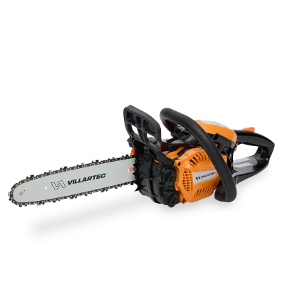 Пила цепная бензиновая SB 1261, 12" 3/8 1,1 45 зв. + 2-я цепь и свеча в подарок VILLARTEC 1261SB++