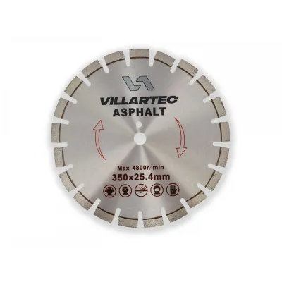 Диск алмазный по асфальту 350х3,2х25,4мм сегментный VILLARTEC 257304000002