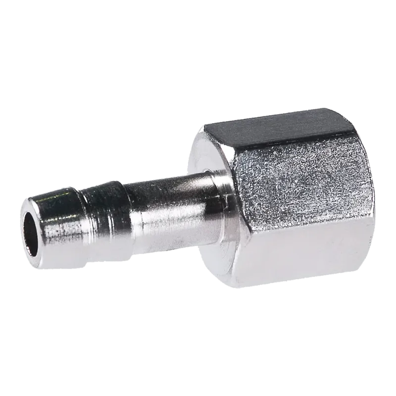 Переходник 1/4"F на елочку 8мм с обжимным кольцом 8х13мм_блистер Fubag