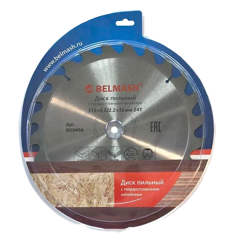 Диск пильный 315×3,2/2,2×32мм; 24Т BELMASH (для SDM-2500M)