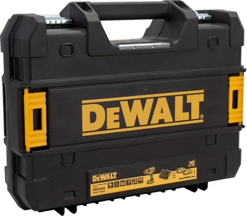 Акк. дрель шуруповерт 18В DCD778D2Т DeWALT DCD778D2T-QW