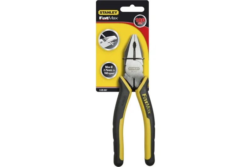 Плоскогубцы комбинированные Stanley "FATMAX" 185мм (0-89-867)