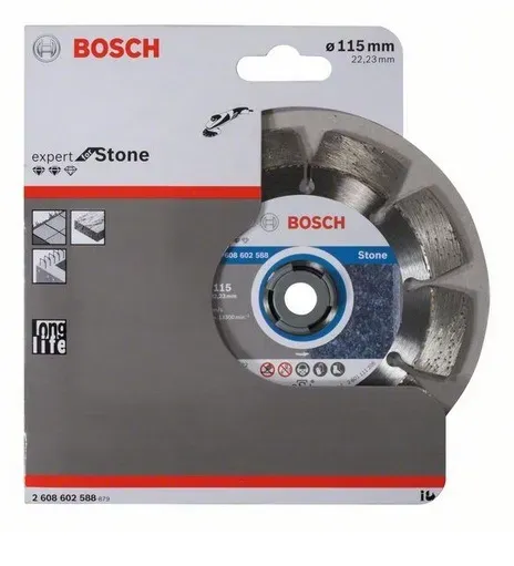 Диск алмазный 115х22,2х2,2 по камню  Expert  BOSCH