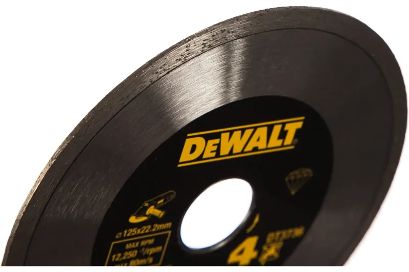 Диск алмазный по керамике 125х2.2х22.2мм сплошной DeWALT DT3736-XJ