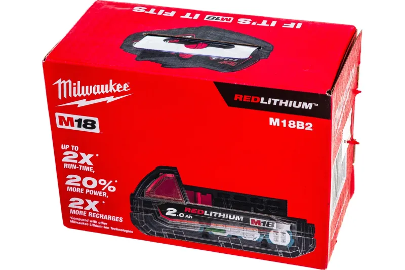 Аккумулятор 18В Li-Ion 2Ач M18 B2 Milwaukee 4932430062