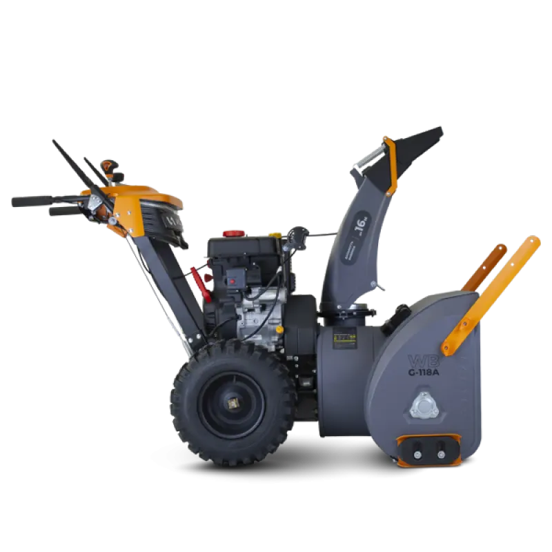 Снегоуборщик бензиновый WB G-118A (302 см3, 76/54 см, 6/2 скоростей) VILLARTEC 1117920000