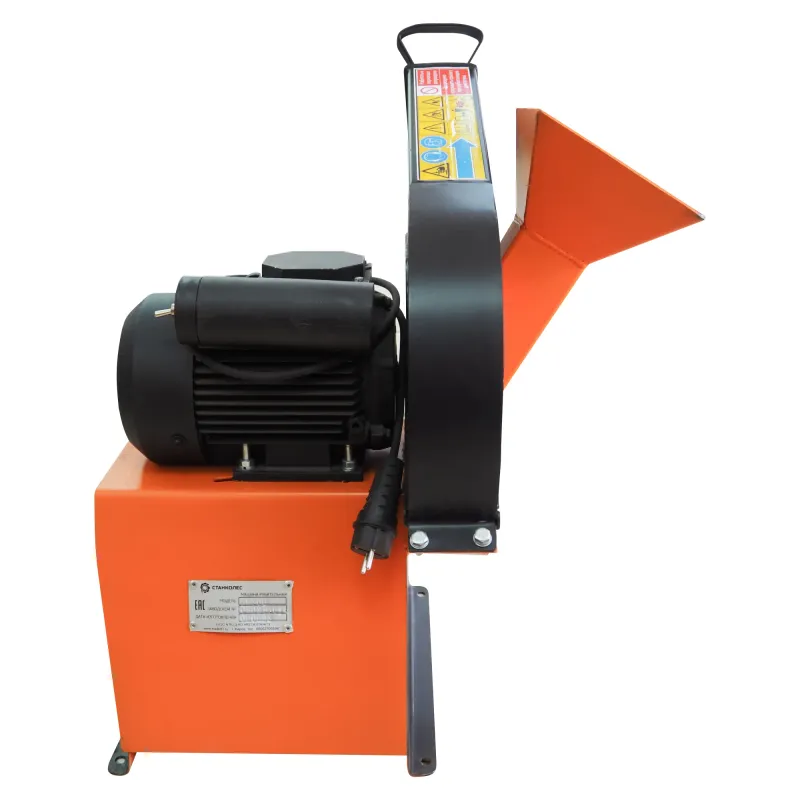 Измельчитель электрический MP300 (220В) ORANGE с колесной базой ДРОВОСЕК MP300КБ