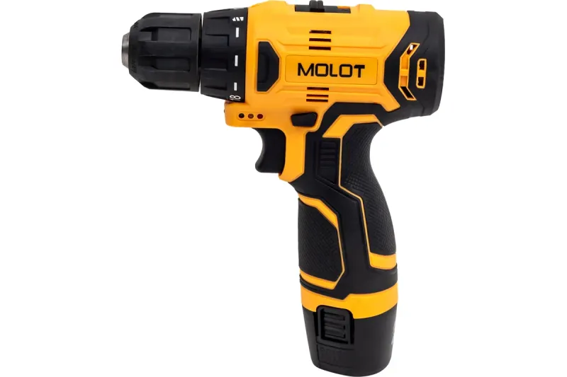 Акк. дрель шуруповерт 12В MBD 1213 Dli в чем. MOLOT 1335567