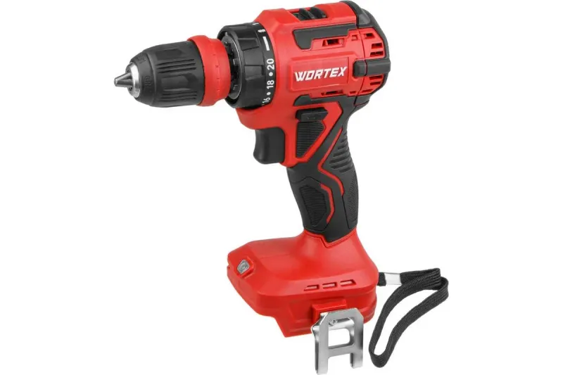 Акк. дрель шуруповерт 18В BD 2025 LiSET в чем. ALL1 XLT + 2 насадки WORTEX 1325844