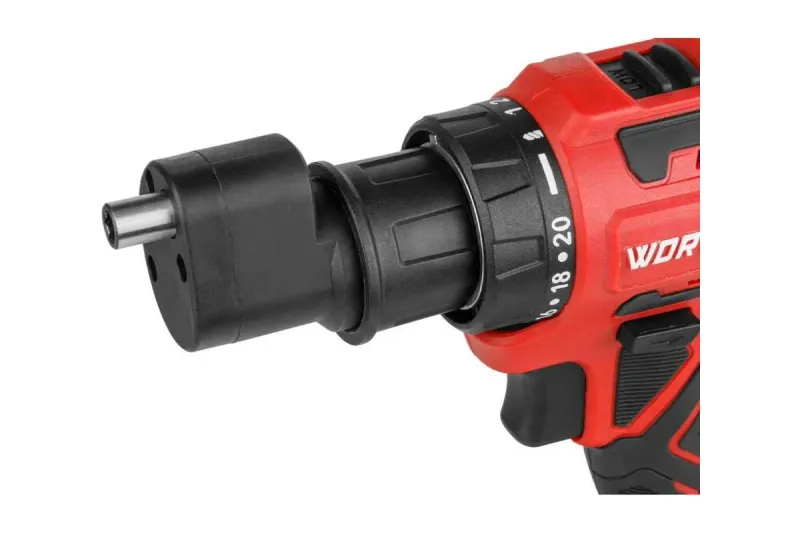 Акк. дрель шуруповерт 18В BD 2025 LiSET в чем. ALL1 XLT + 2 насадки WORTEX 1325844