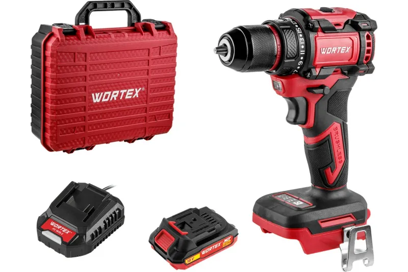 Акк. дрель шуруповерт 18В BD 2025 DLi (импульсная функция) WORTEX 1329835