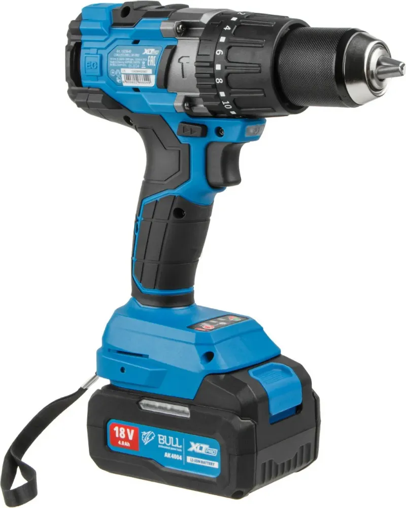 Акк. дрель шуруповерт 18В SR 1805 в чем. XLTpro BULL 1329603